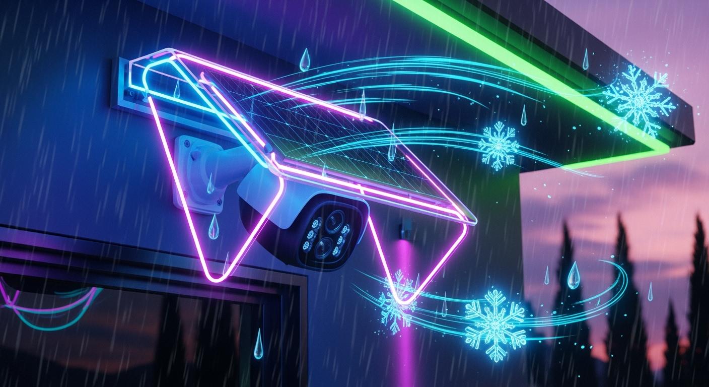 Simple Ways to Protect Solar Security Cameras from Harsh Weather