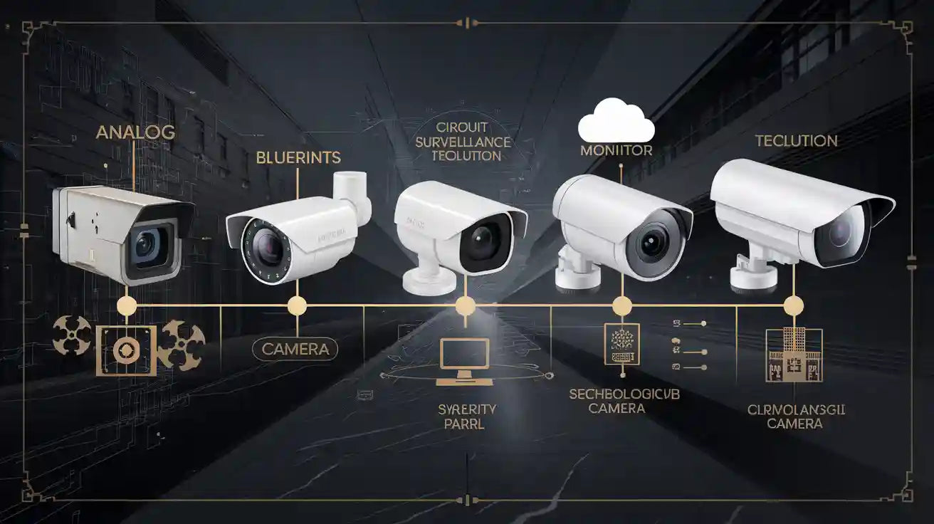 When were security cameras invented?