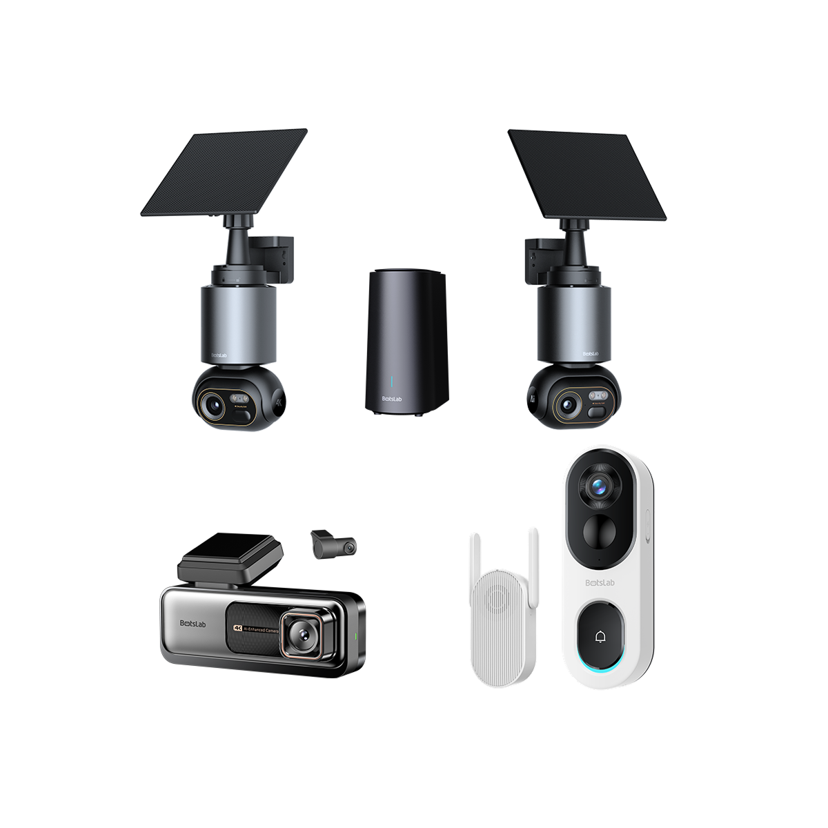 Botslab 3-in-1 Security Bundle — W510 (2-Cam Kit)| G980H Pro | R810 SE