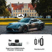 G980H 4-Channel Dash Cam + Type-C Hardwire