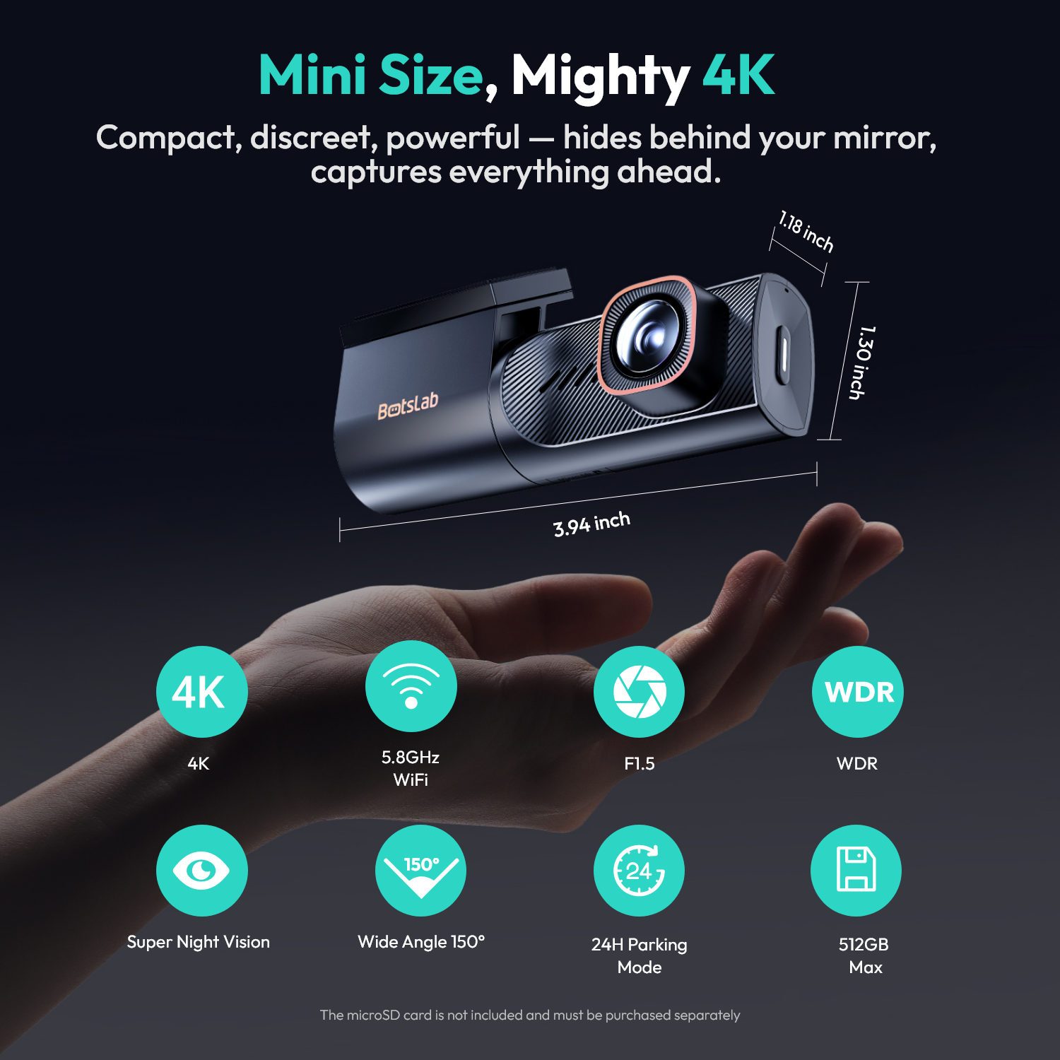 HK40 Plus Dash Cam (CA)