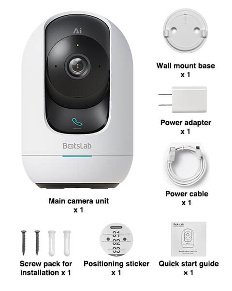 Botslab AI 3K Smart Tracking Indoor Security Camera C221