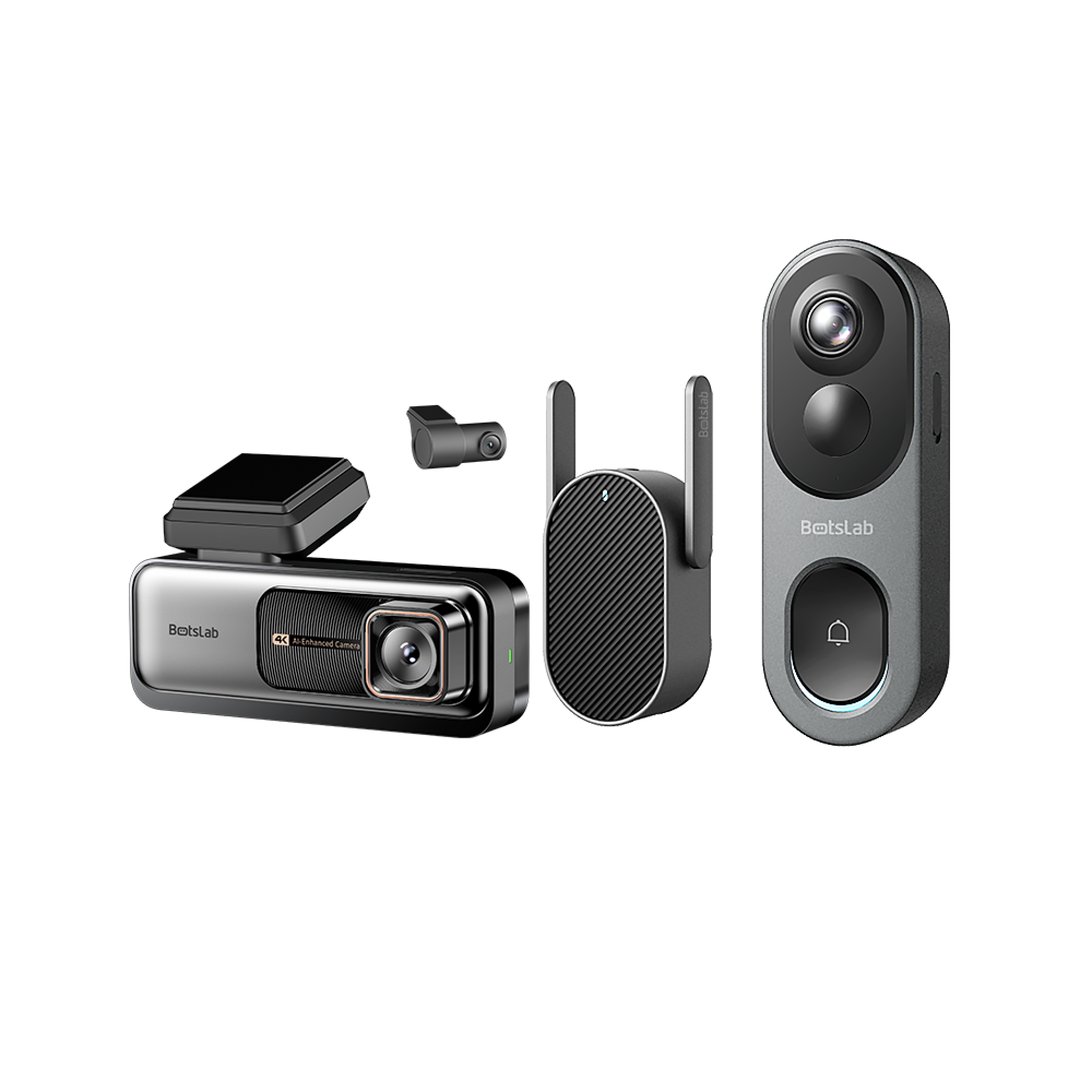 Botslab Dash Cam G980H Pro EU & Video Doorbell R810 Bundle