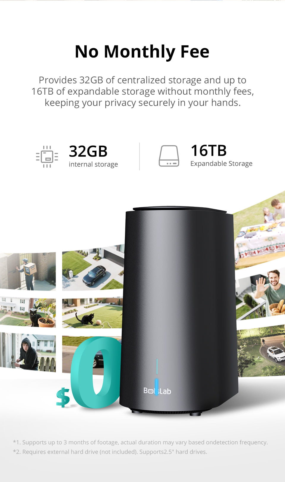 Doorbell R811s + 4 AI Cameras Base Station System W510 Home Security Bundle