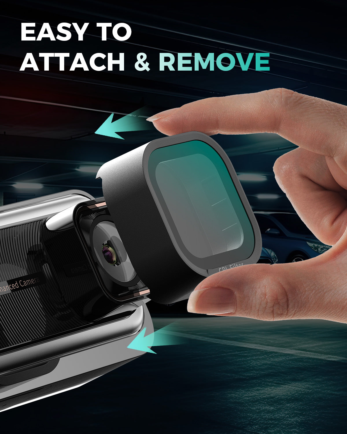 CPL Polarizing Filter: Only for G980H / G980H Pro Dash Cam