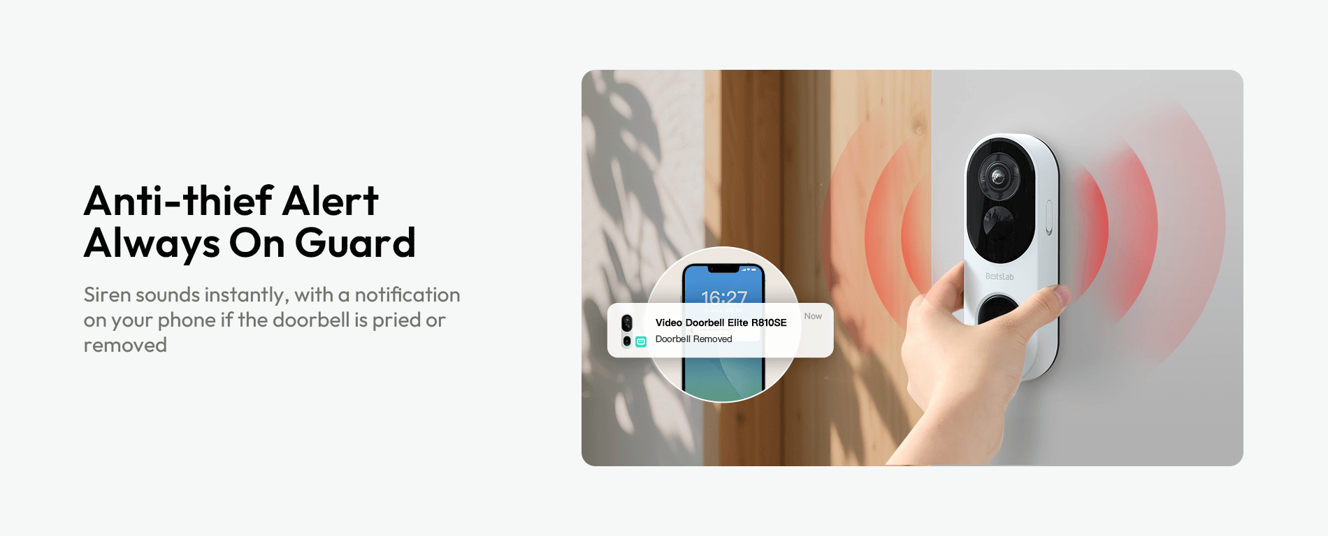 Load video: Botslab Video Doorbell Elite R810SE - Charging