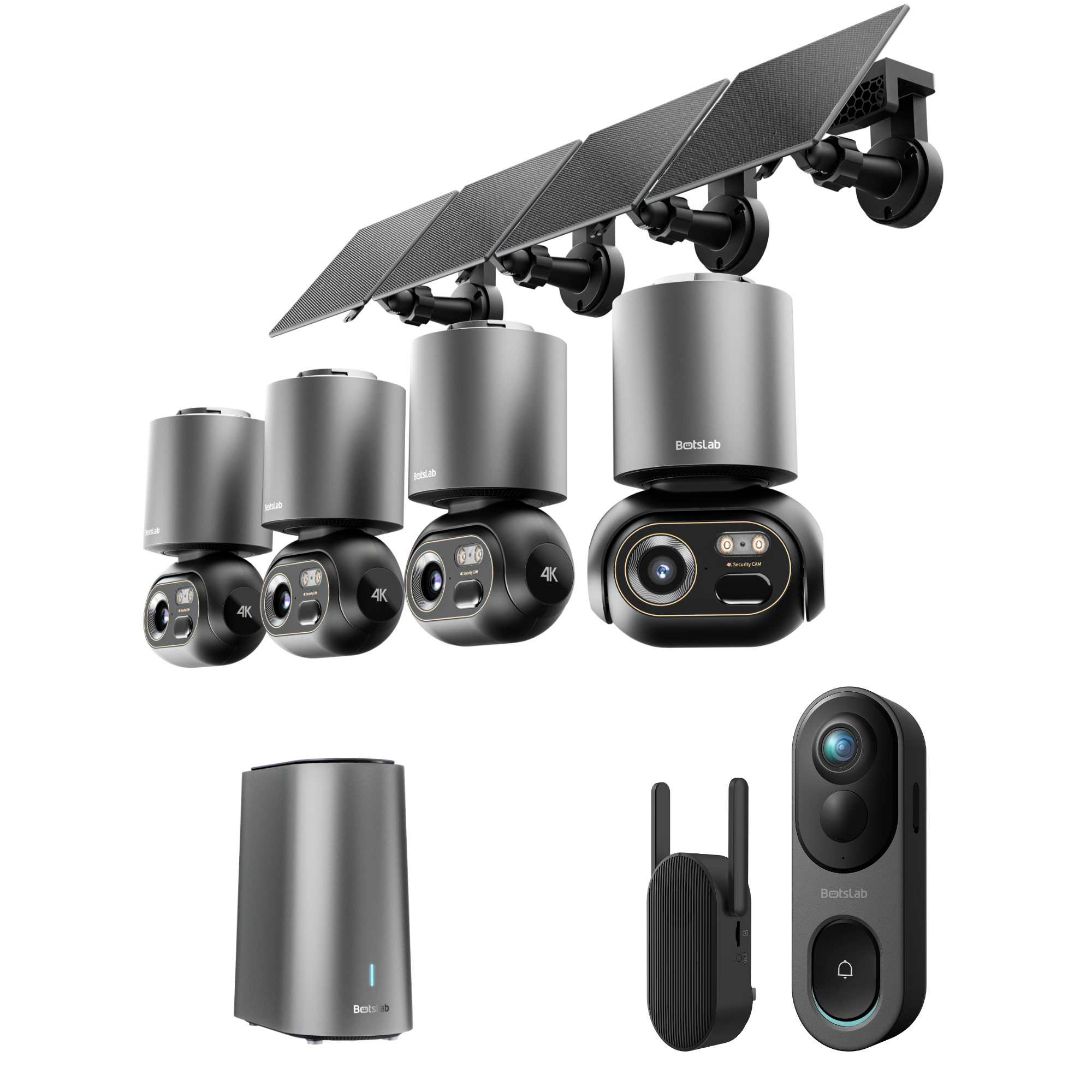 Home Security Bundle: R810 Video Doorbell + W510 Outdoor Camera