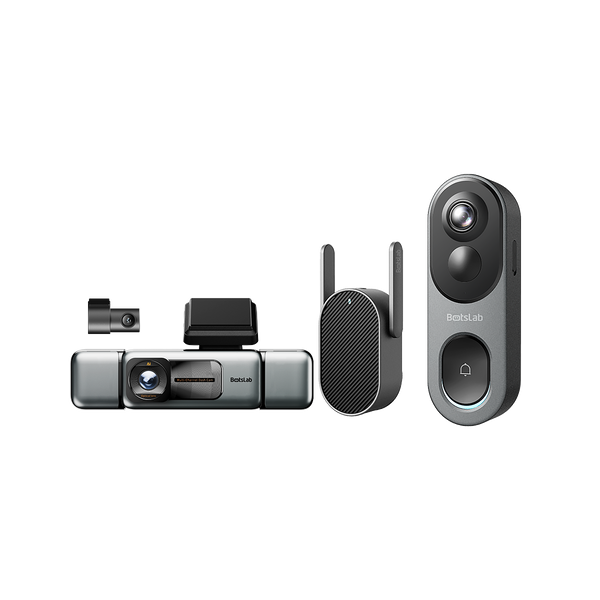 Botslab Video Doorbell 2 Pro R811S+G980H Multi-Channel Dash Cam Bundle