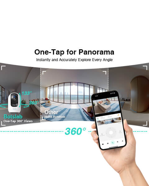 Botslab AI 3K Smart Tracking Indoor Security Camera C221