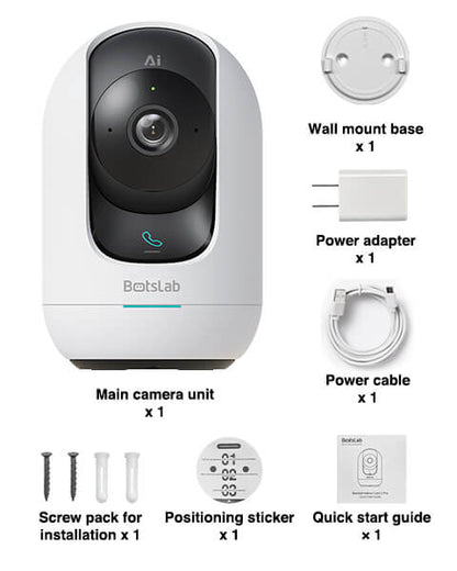 Botslab AI 3K Smart Tracking Indoor Security Camera C221
