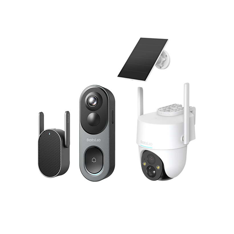 Home Security Bundle: W313 Outdoor Camera + R811s Video Doorbell