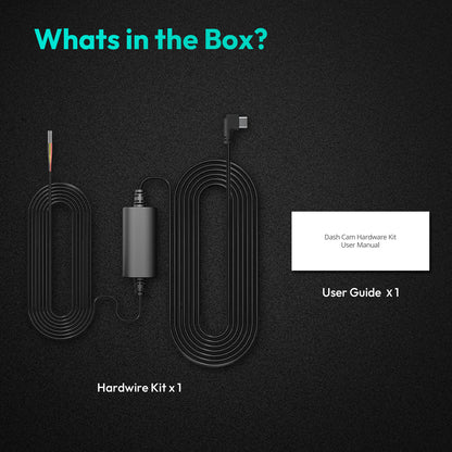 Type-C Hardwire Kit for G980H Series Dash Cams