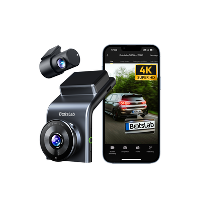 BOTSLAB G300H Plus front and rear dash cameras