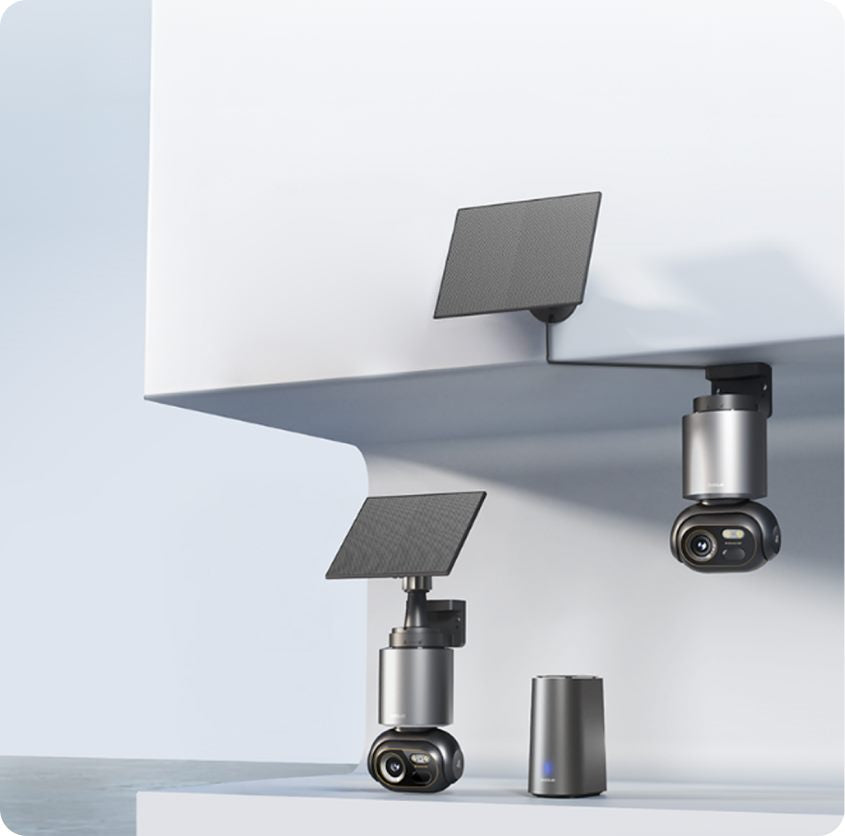 4K PT komplet baterijskih kamera s 4 kamere