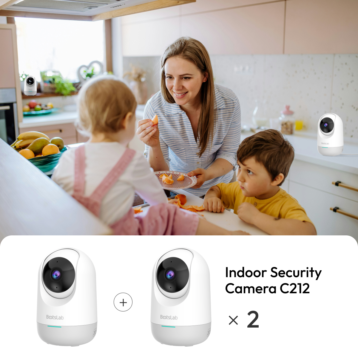 C212 Indoor Security Camera (2 Packs)