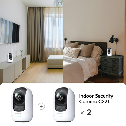 C221 Indoor Security Camera (2 Packs)