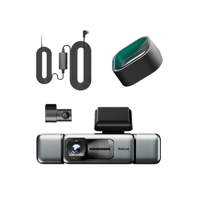 G980H 4-Camera Dash Cam + CPL Filter & Type-C Hardwire