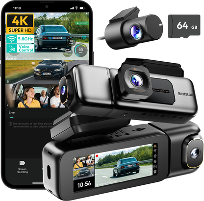 G980H 3-Channel Dash Cam