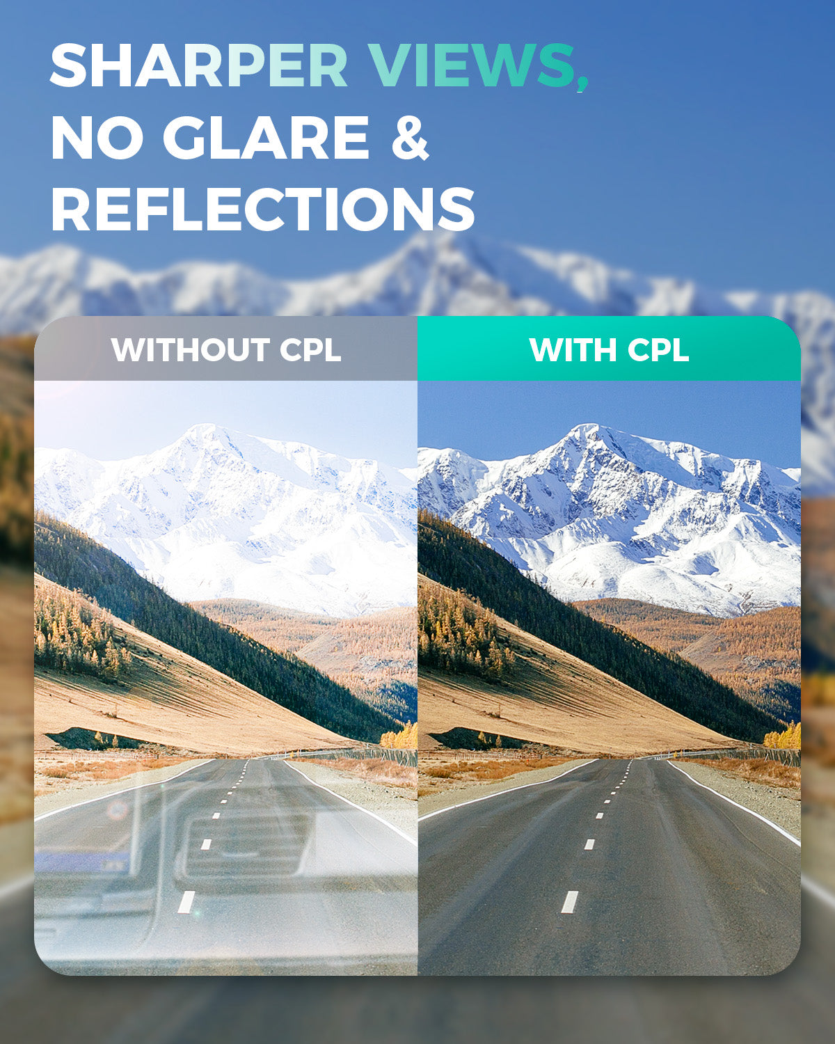 CPL Polarizing Filter: Only for G980H / G980H Pro Dash Cam
