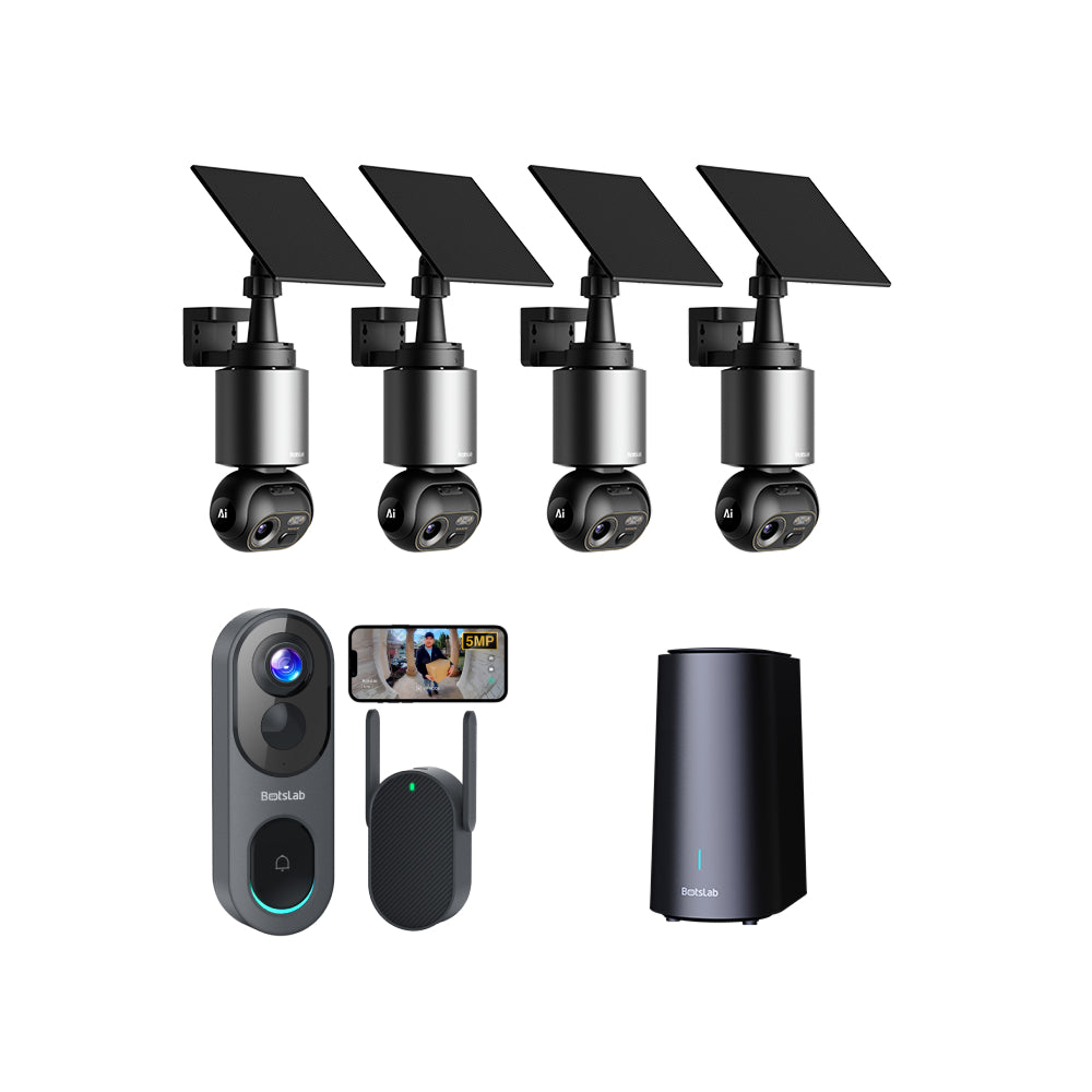 Home Security Bundle: W510 Outdoor Camera + R811S Video Doorbell