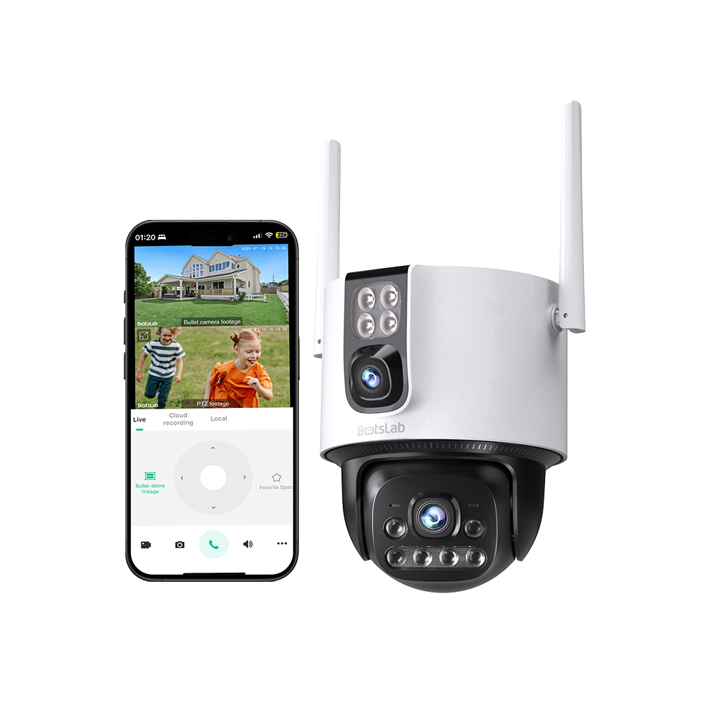 Botslab Dual-Lens PTZ Outdoor Security Camera W315