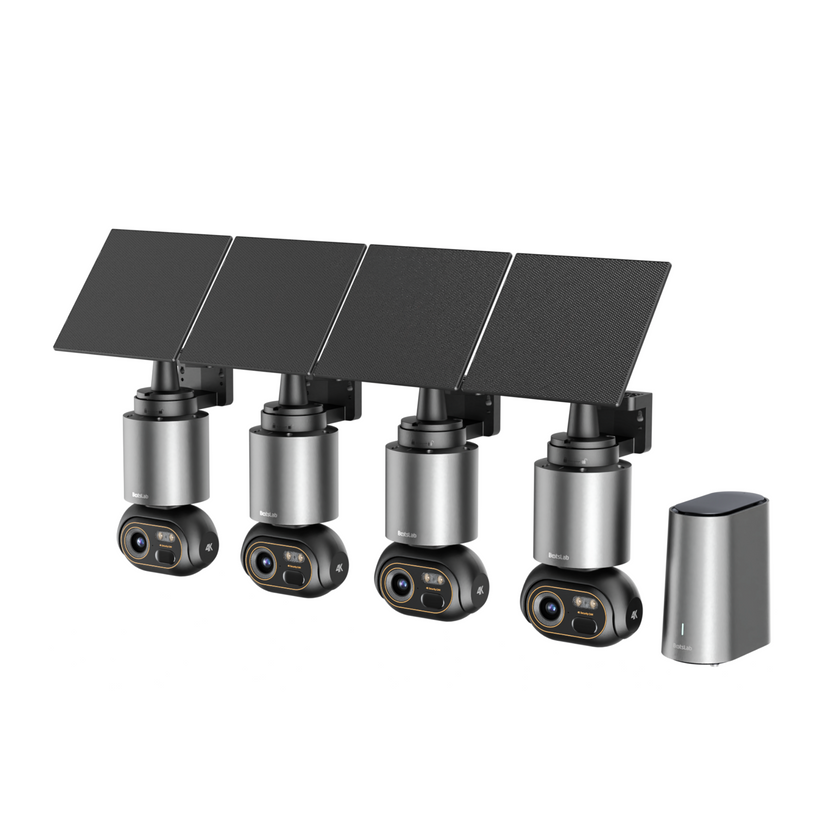 W510 4K AI Security Camera System | 4-Camera Kit