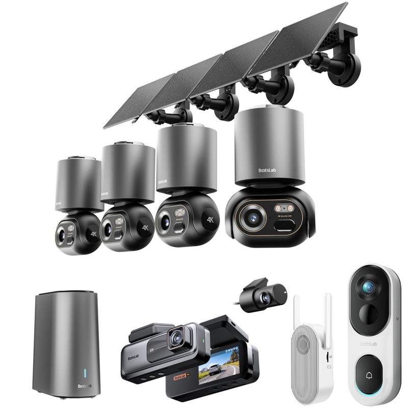 Home & Drive Security Bundle:  W510 (4-Cam Kit) + G980H Pro + R810 SE