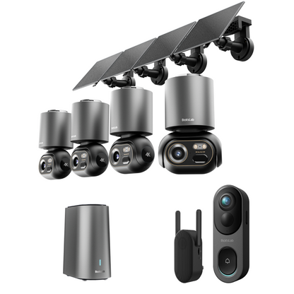 Home Security Bundle: R810 Video Doorbell + W510 Outdoor Camera